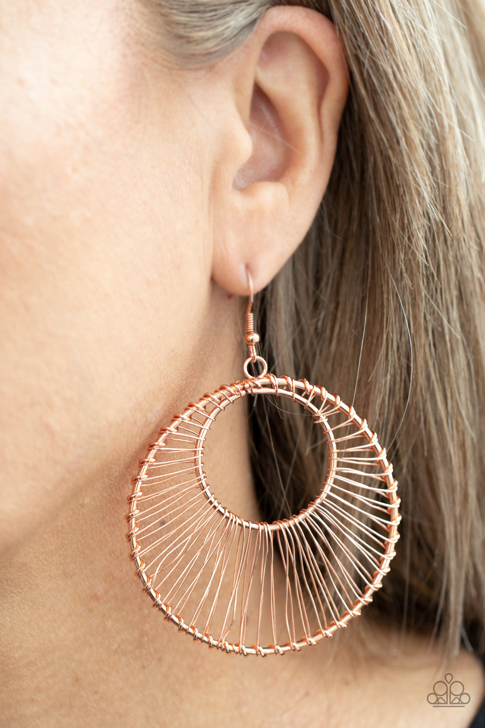Artisan Applique - Copper-Paparazzi Accessories - VJ Bedazzled Jewelry
