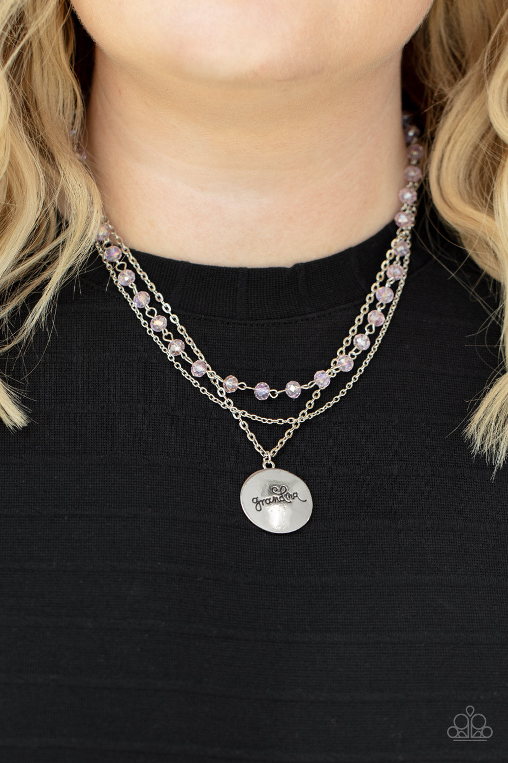 Promoted to Grandma - Pink - VJ Bedazzled Jewelry