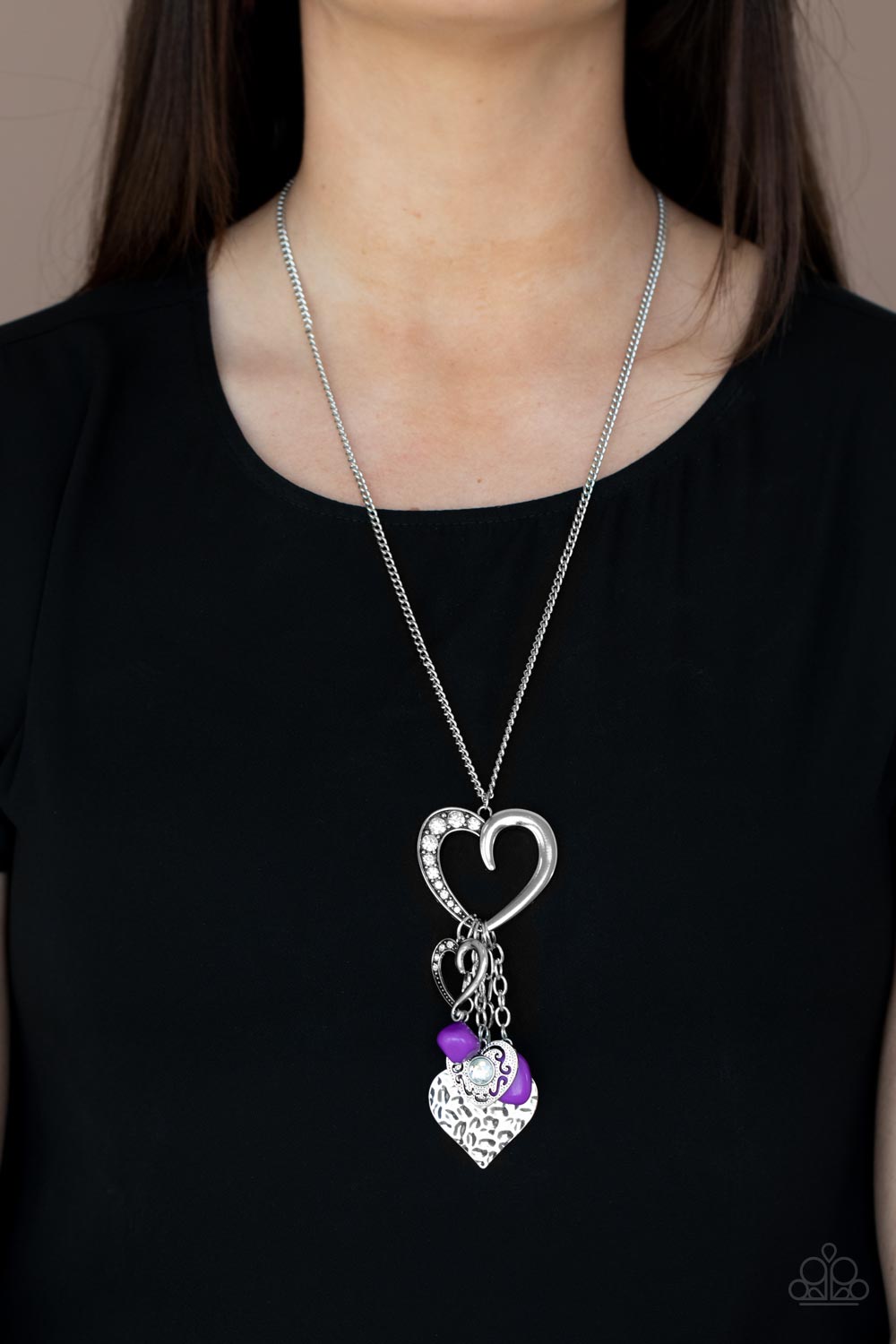 Flirty Fashionista - Purple - VJ Bedazzled Jewelry