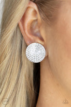 Load image into Gallery viewer, Drama on Demand - White Paparazzi Accessories - VJ Bedazzled Jewelry
