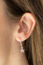 Load image into Gallery viewer, Americana Girl - Silver-Paparazzi Accessories - VJ Bedazzled Jewelry
