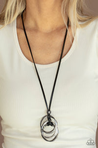 Harmonious Hardware - Black - VJ Bedazzled Jewelry