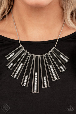 FAN-tastically Deco - Black - VJ Bedazzled Jewelry