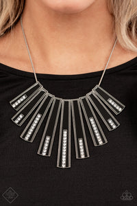 FAN-tastically Deco - Black - VJ Bedazzled Jewelry