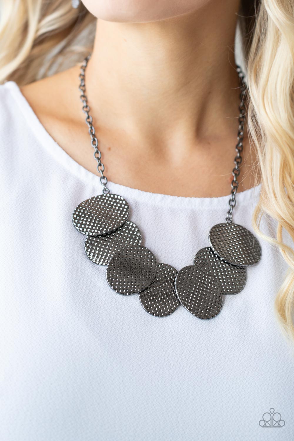 Industrial Wave - Black - VJ Bedazzled Jewelry