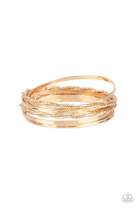 Sensational Shimmer - Gold - Paparazzi Accessories - VJ Bedazzled Jewelry