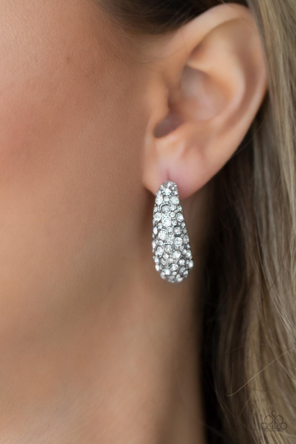Glamorously Glimmering - White - VJ Bedazzled Jewelry