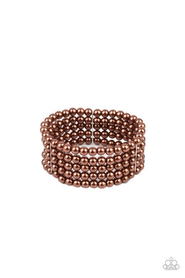 A Pearly Affair - Brown - VJ Bedazzled Jewelry