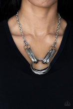 Load image into Gallery viewer, Lip Sync Links - Silver - VJ Bedazzled Jewelry
