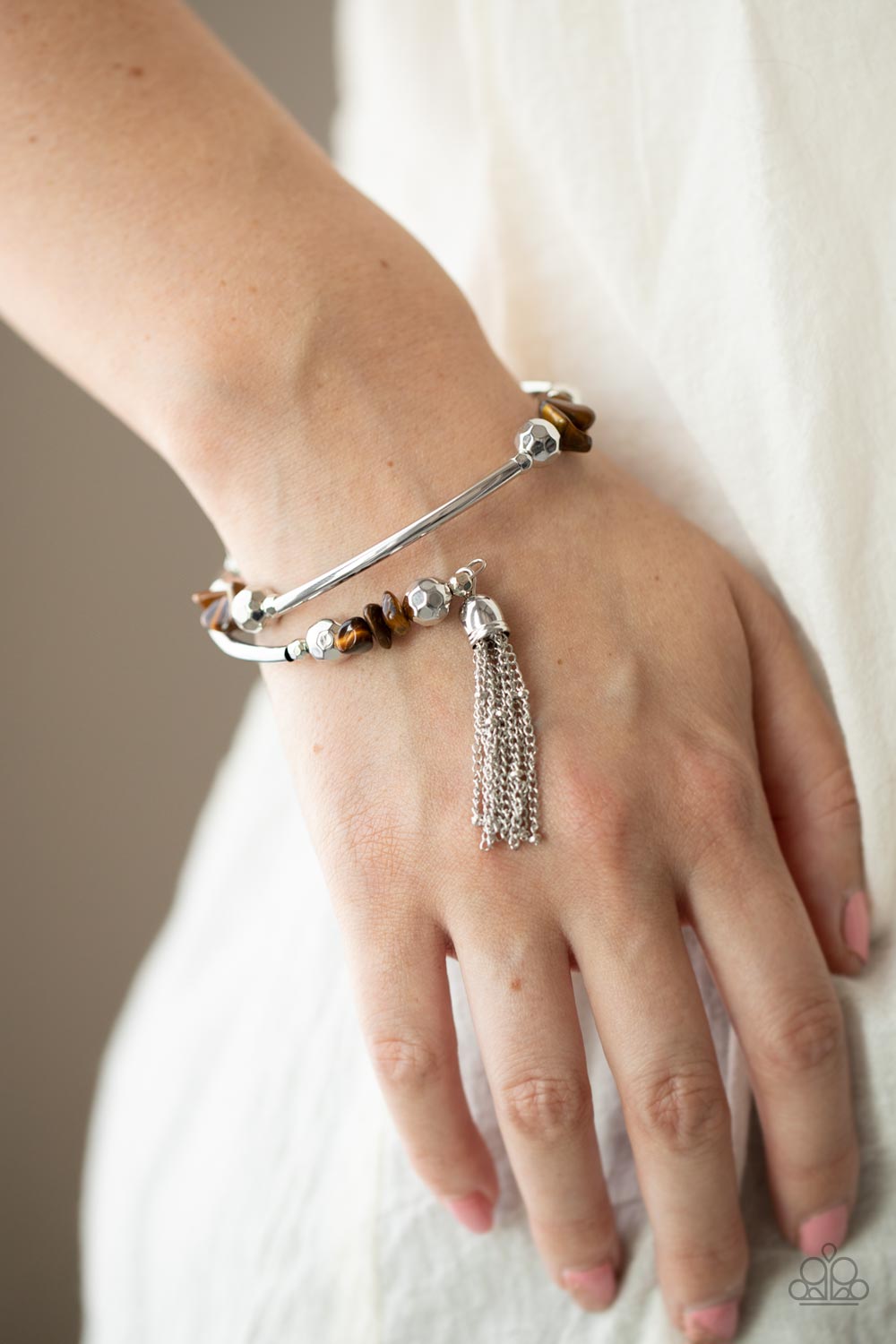 Mineral Mosaic - Brown - VJ Bedazzled Jewelry