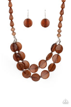 Load image into Gallery viewer, Beach Day Demure - Brown- Paparazzi Accessories - VJ Bedazzled Jewelry
