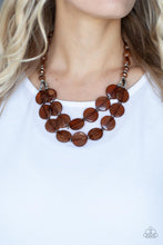 Load image into Gallery viewer, Beach Day Demure - Brown- Paparazzi Accessories - VJ Bedazzled Jewelry
