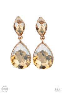 Aim For The MEGASTARS - Gold Clip-On - VJ Bedazzled Jewelry