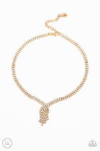 Ante up gold-Paparazzi Accessories - VJ Bedazzled Jewelry