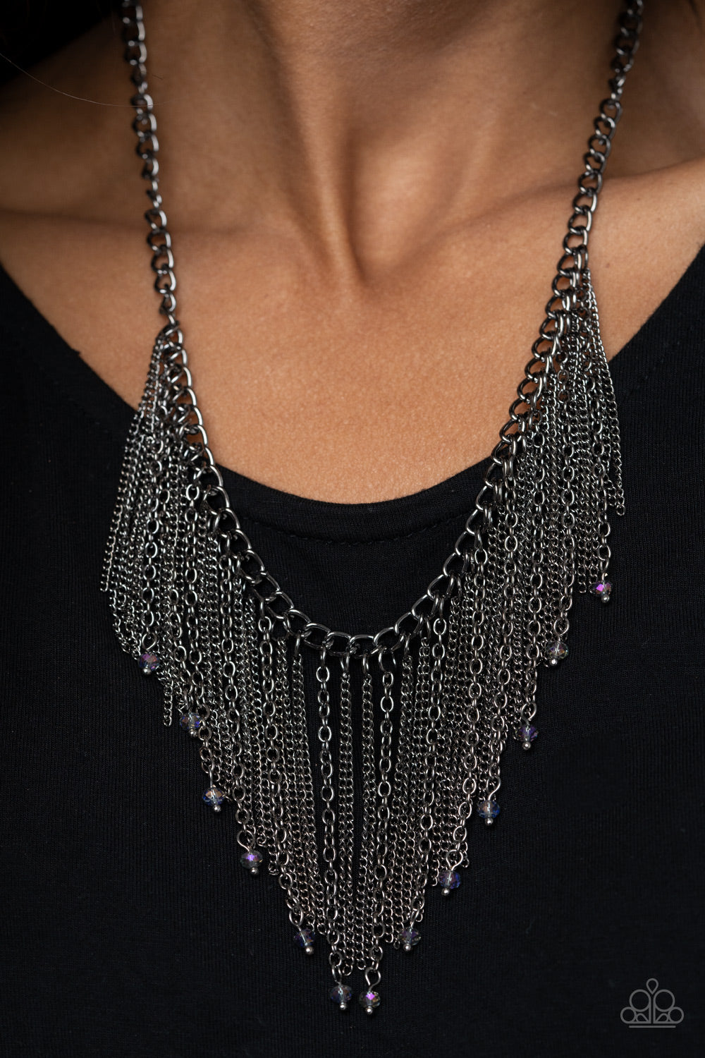 Cue the fireworks black - VJ Bedazzled Jewelry