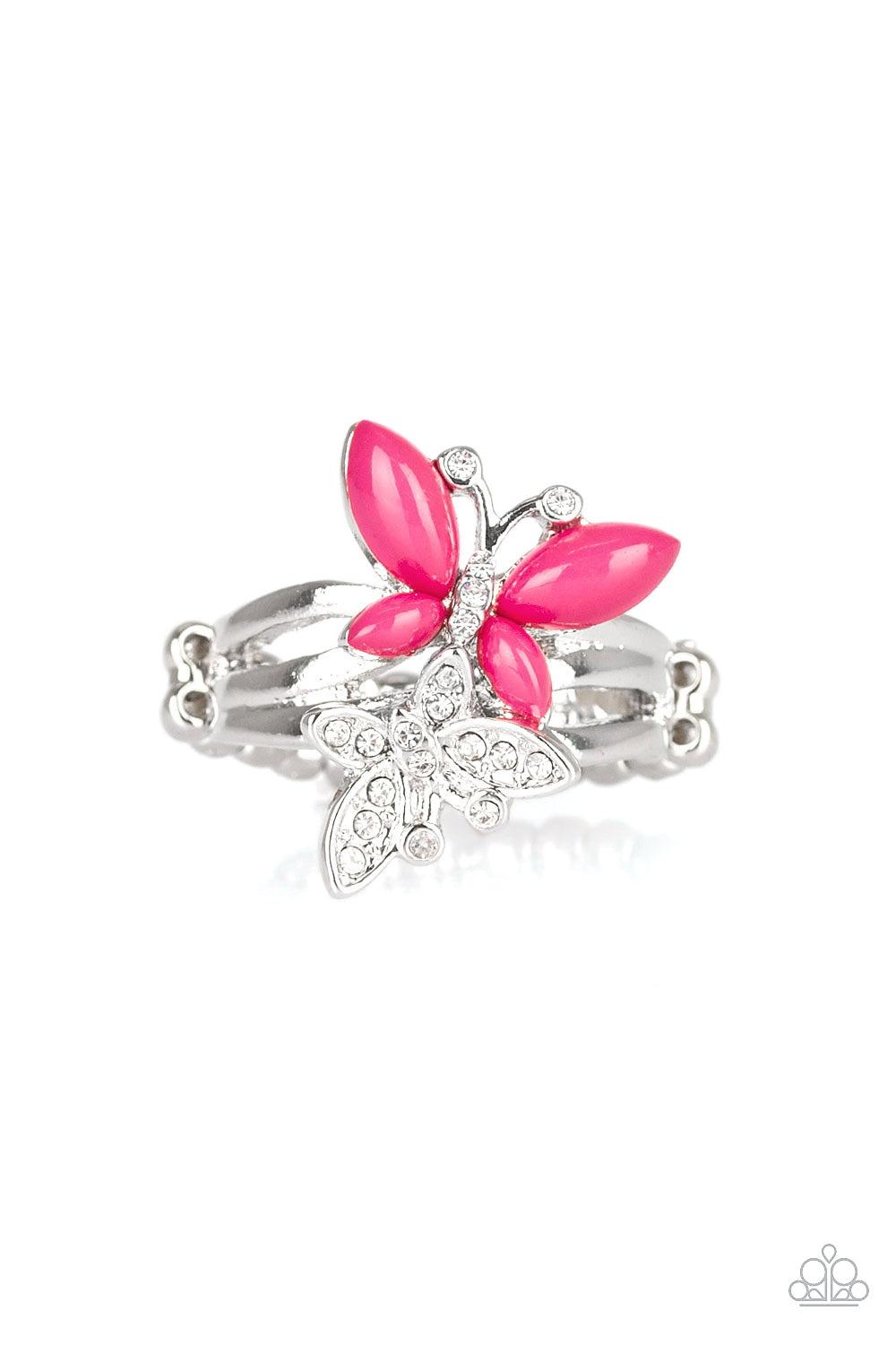 Flutter Flirt - Pink - VJ Bedazzled Jewelry