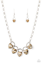 Load image into Gallery viewer, Heart on your heels - brown - VJ Bedazzled Jewelry
