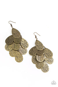 Hibiscus harmony brass - VJ Bedazzled Jewelry