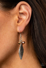 Load image into Gallery viewer, LEAF it to Fate - brown - VJ Bedazzled Jewelry
