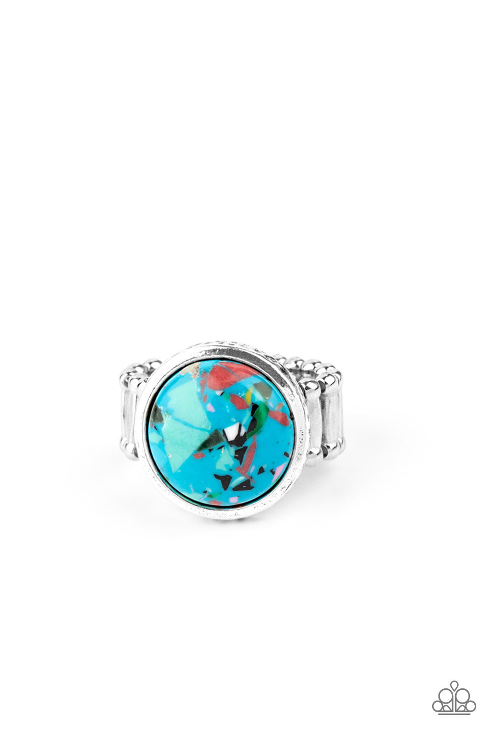 Marble mosaic blue - VJ Bedazzled Jewelry