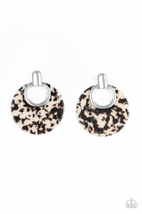 Metro  white earring - VJ Bedazzled Jewelry