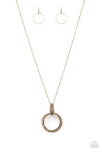 Load image into Gallery viewer, My Ears Are Ringing - Brass - VJ Bedazzled Jewelry
