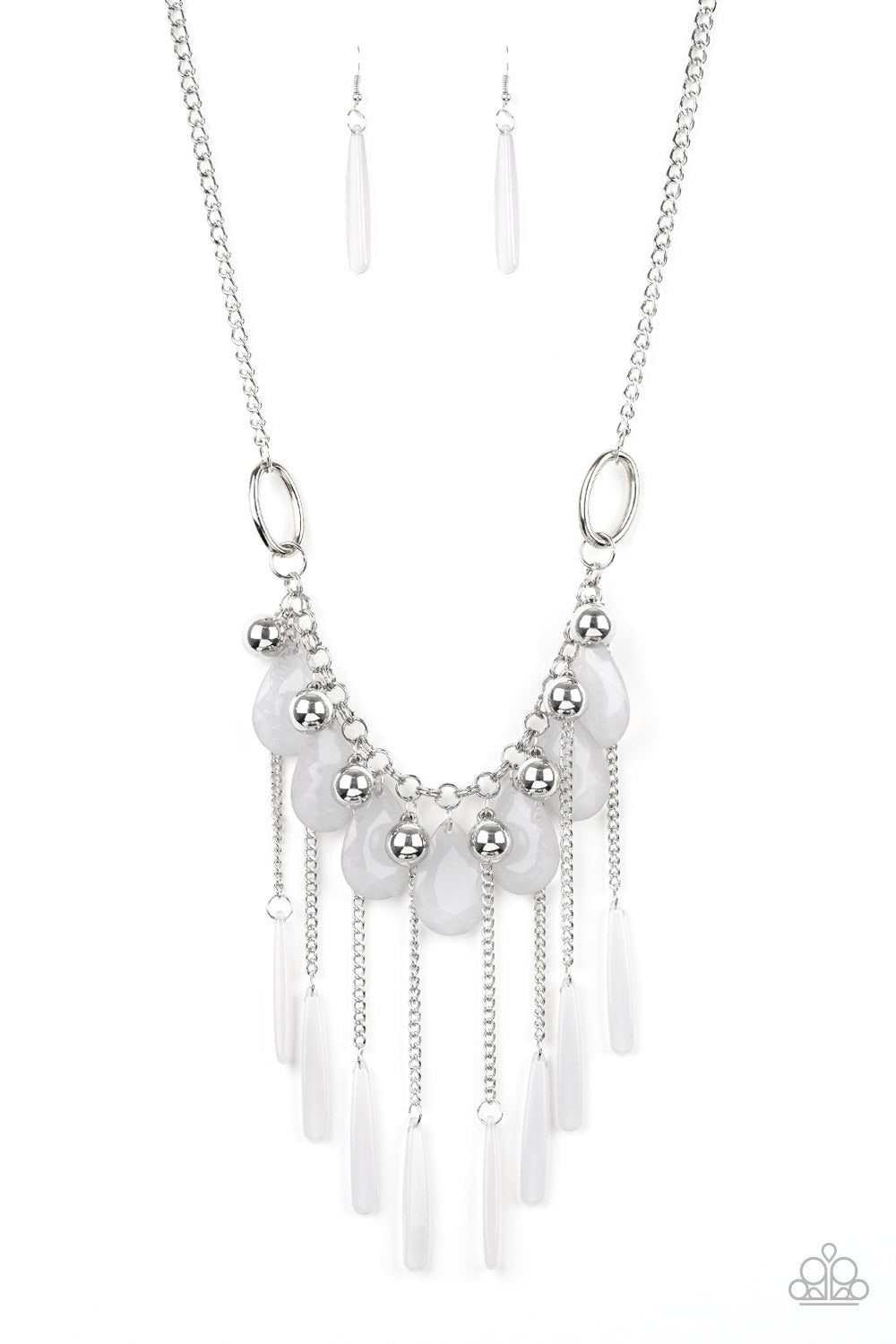 Roaring Riviera White - VJ Bedazzled Jewelry