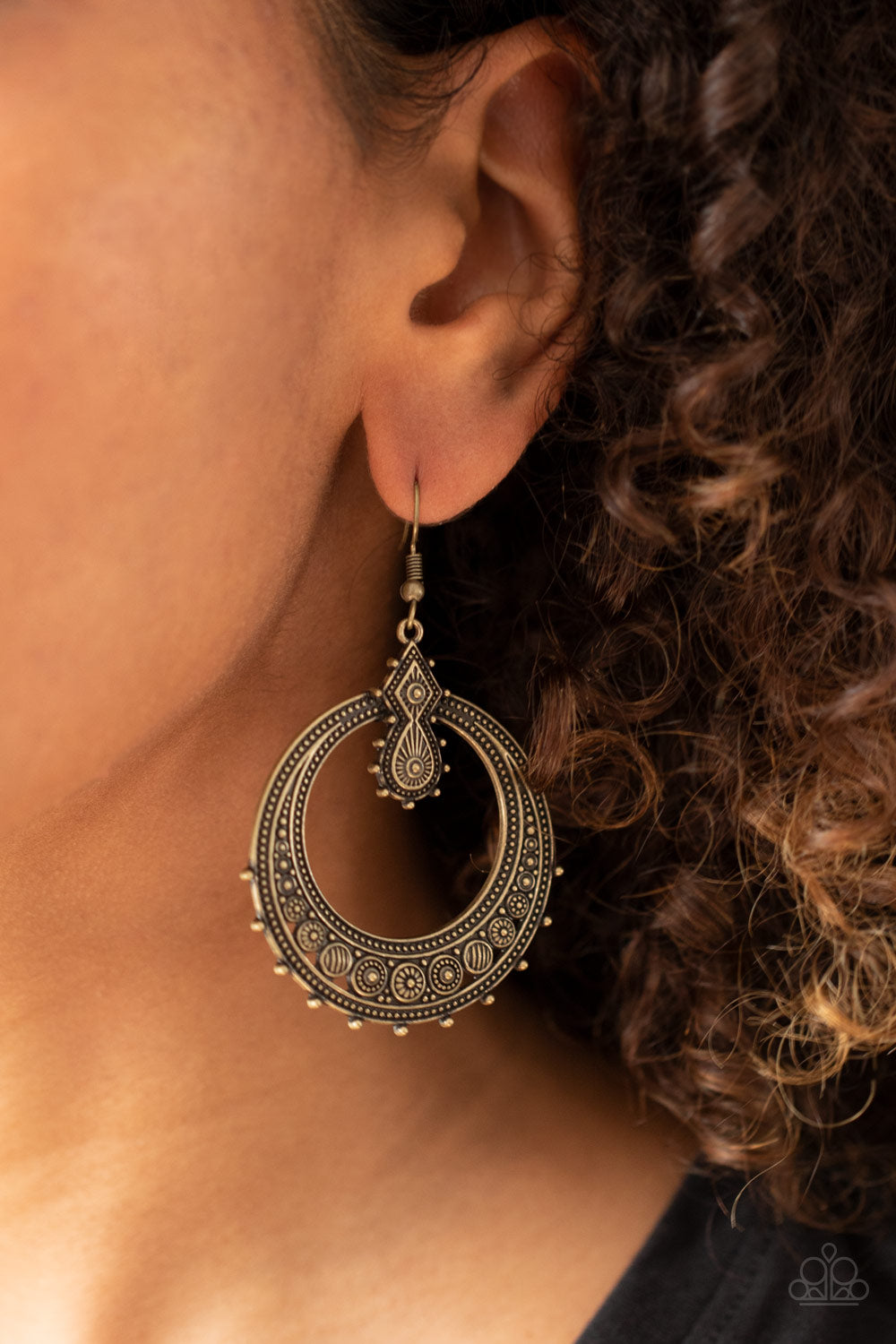 Solar Orbit - Brass - VJ Bedazzled Jewelry