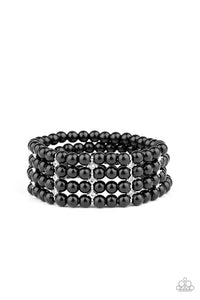 Stacked to the top black - VJ Bedazzled Jewelry