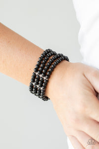 Stacked to the top black - VJ Bedazzled Jewelry
