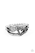Load image into Gallery viewer, You Make My Heart BLING-white - VJ Bedazzled Jewelry
