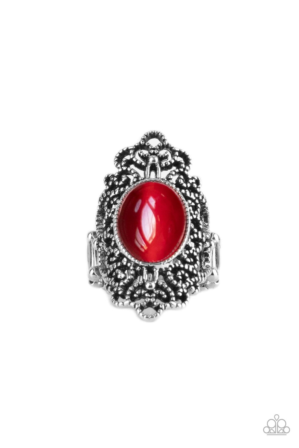 Once Upon a Meadow - Red Paparazzi Accessories - VJ Bedazzled Jewelry