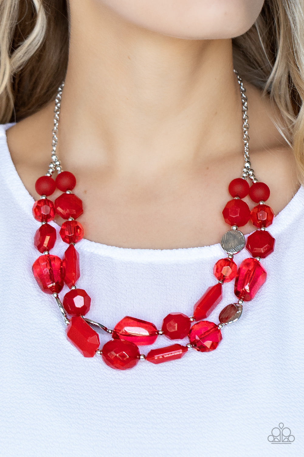 Oceanic Opulence - Red - VJ Bedazzled Jewelry