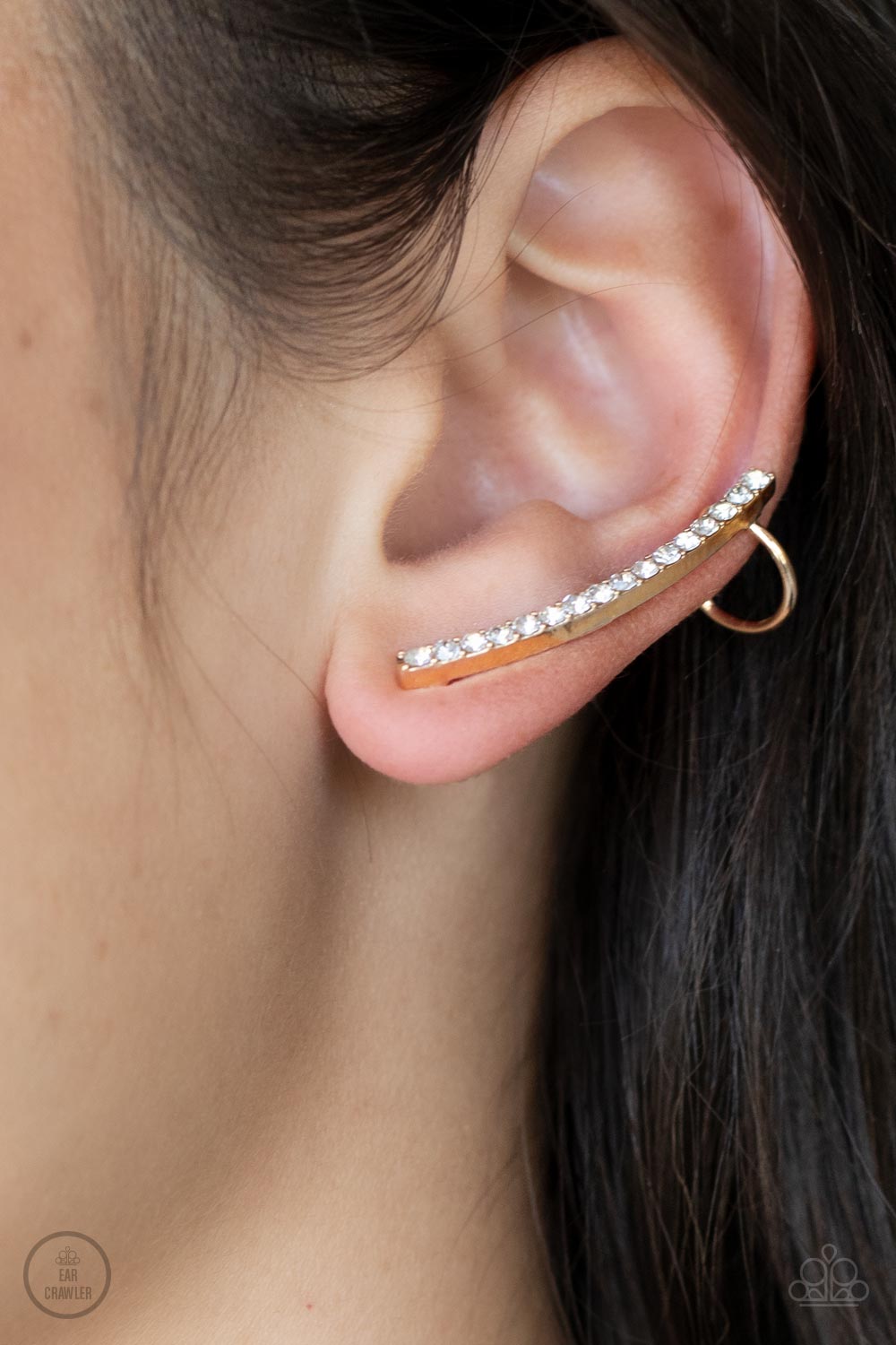 Sleekly Shimmering - Gold - VJ Bedazzled Jewelry