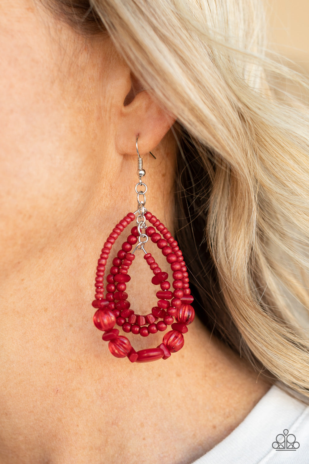 Prana Party - Red - VJ Bedazzled Jewelry