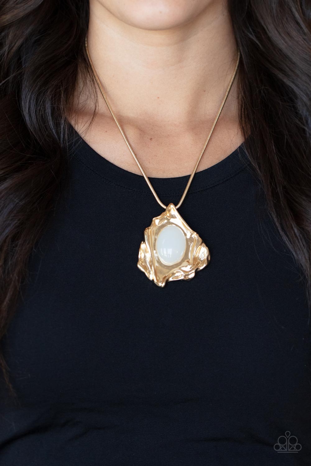 Amazon Amulet - Gold - VJ Bedazzled Jewelry