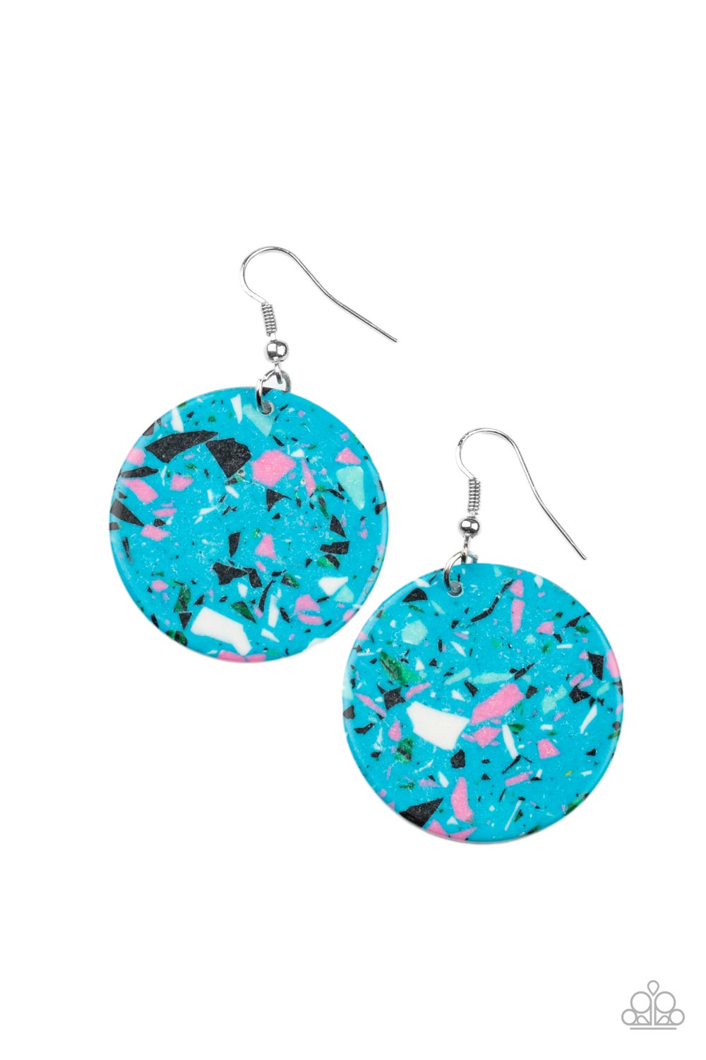 Tenaciously Terrazzo - Blue - VJ Bedazzled Jewelry