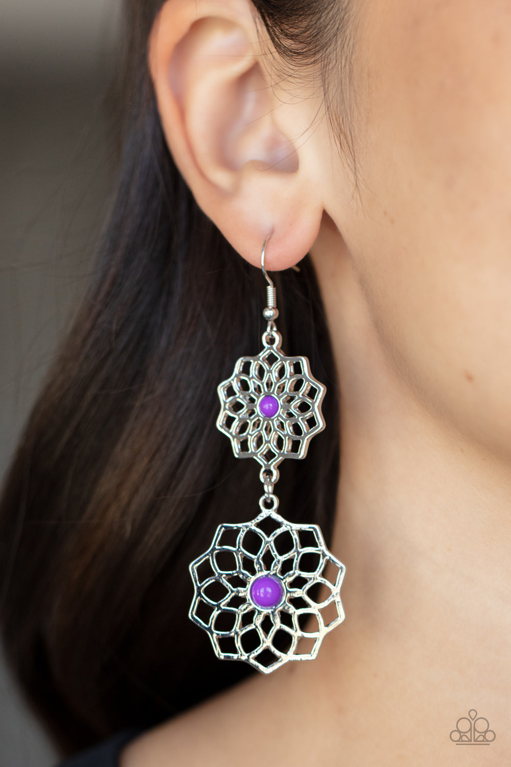 Posh Posy - Purple - Paparazzi Accessories - VJ Bedazzled Jewelry