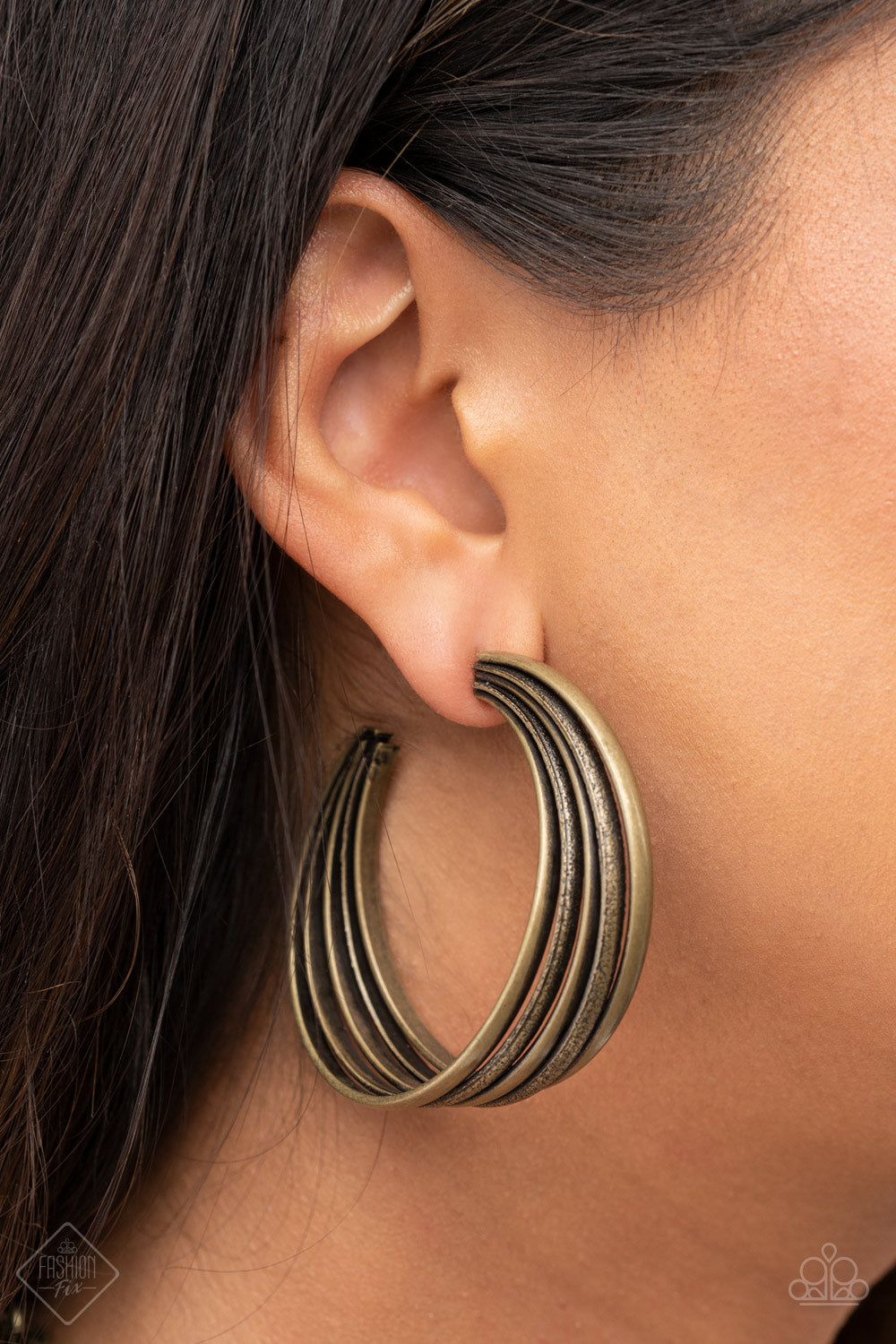 In Sync - Brass - VJ Bedazzled Jewelry