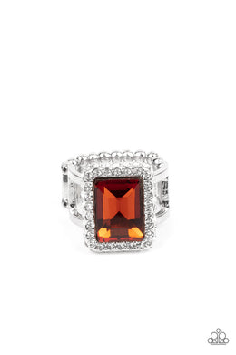 Glamorously Glitzy - Brown - VJ Bedazzled Jewelry