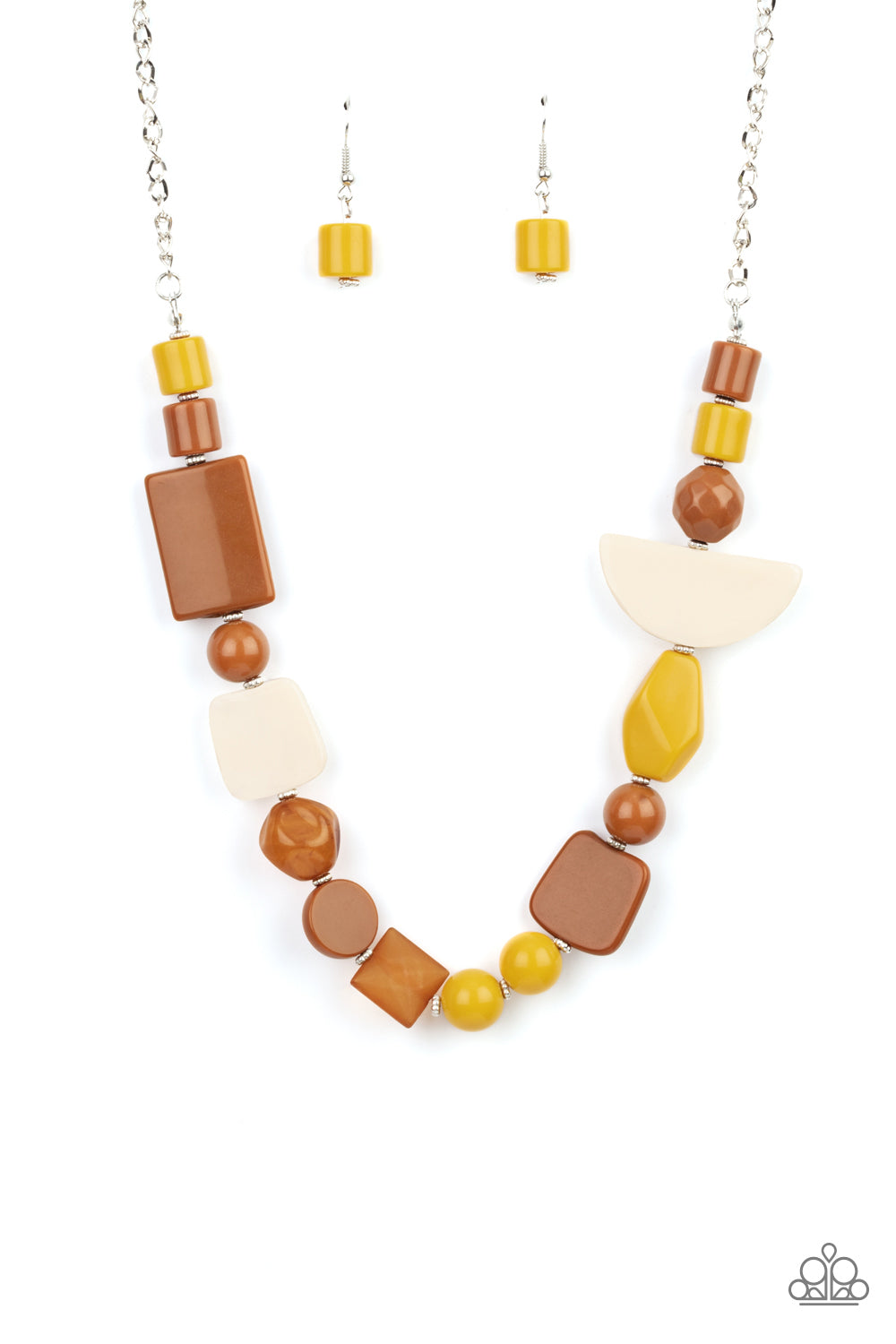 Tranquil Trendsetter - Yellow - VJ Bedazzled Jewelry