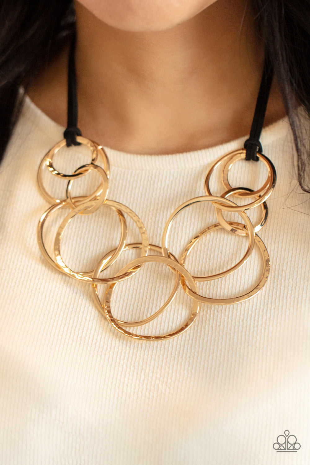 Spiraling Out of COUTURE - Gold - VJ Bedazzled Jewelry