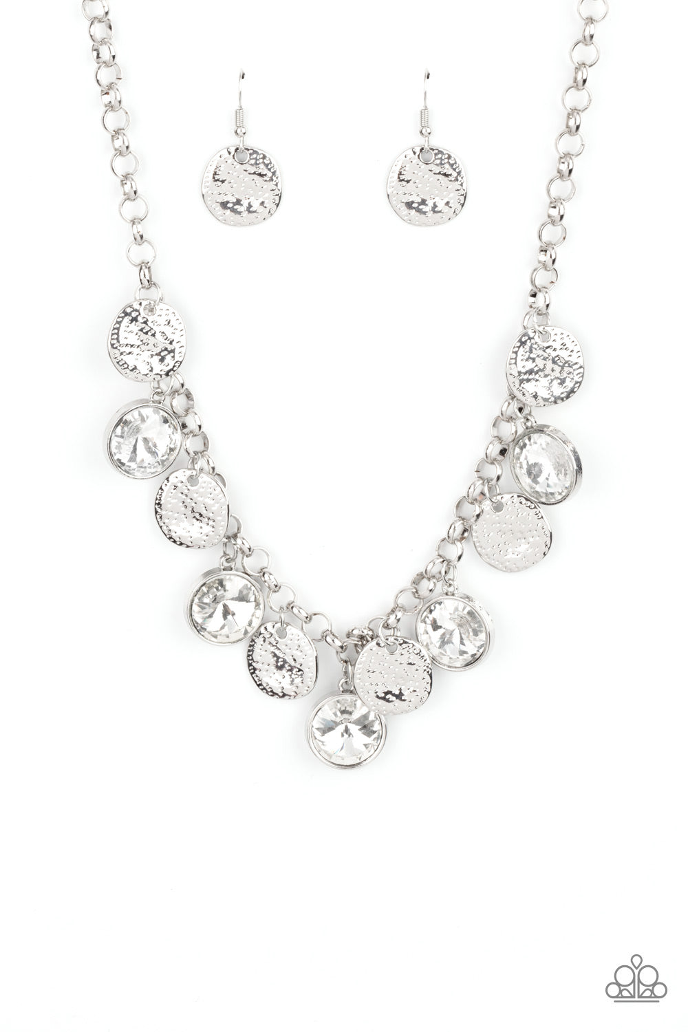 Spot On Sparkle - White - VJ Bedazzled Jewelry
