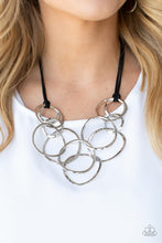Load image into Gallery viewer, Spiraling Out of COUTURE - Silver - VJ Bedazzled Jewelry
