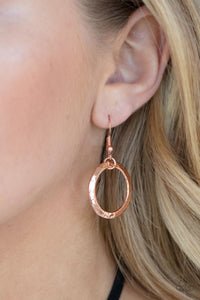 Spiraling Out of COUTURE - Copper - VJ Bedazzled Jewelry