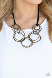 Spiraling Out of COUTURE - Brass - VJ Bedazzled Jewelry
