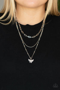 Bountiful Butterflies - White - VJ Bedazzled Jewelry