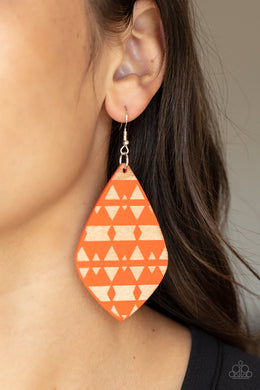 Zimbabwe Zoo - Orange Paparazzi Accessories - VJ Bedazzled Jewelry