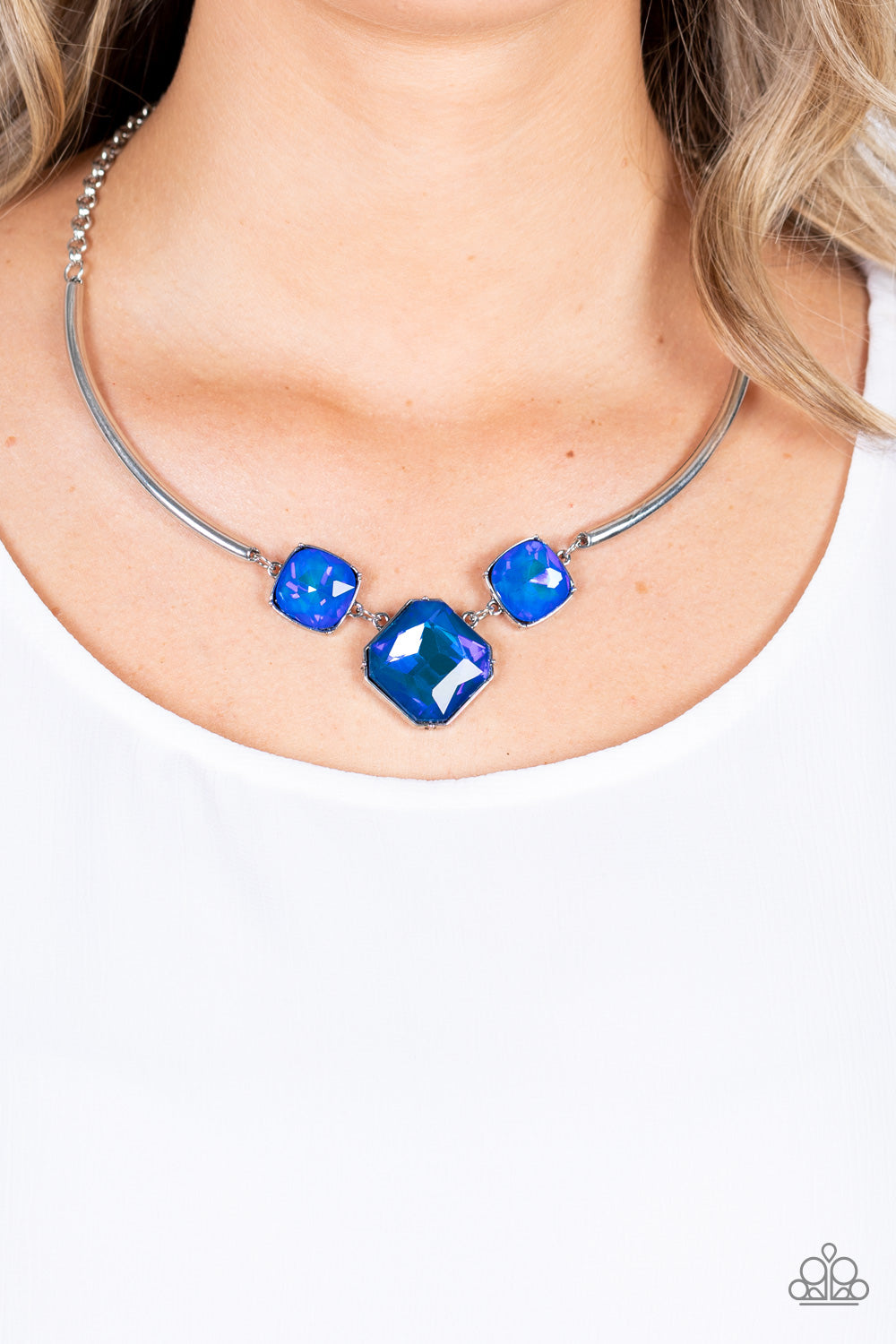 Divine IRIDESCENCE - Blue - VJ Bedazzled Jewelry