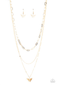 Bountiful Butterflies - Gold - VJ Bedazzled Jewelry